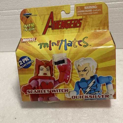 Marvel Minimates Avengers scharlachrote Hexe und Quicksilver