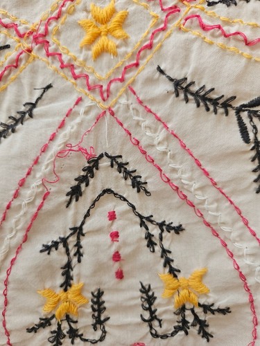 Free People Frida Embroidered Dress Bohemian Retro Gypsy Fairy Pre Owned XS - Picture 4 of 23