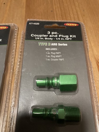Kit 6pz Accoppiatore e Spina ARO Tipo B Verde Legacy - Foto 2 di 3