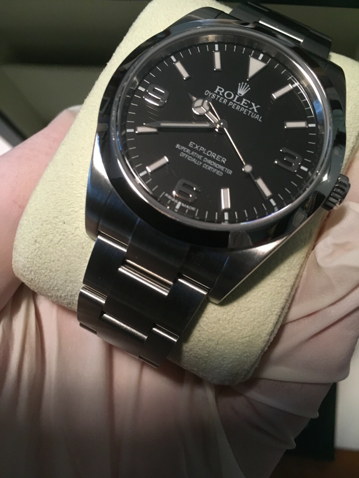 2014 ROLEX 39mm MK1 Explorer 214270 FULL SET Serviced 9/21 RSC Stainless Steel image
