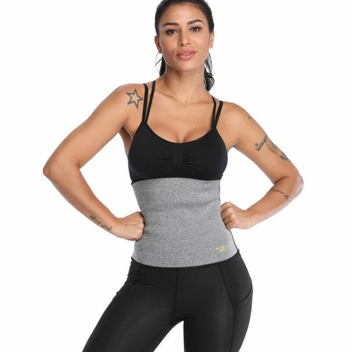 Women Neoprene Corset Waist Trainer Body Shaper Sauna Sweat Belt For Weight Loss - Picture 10 of 14