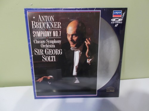 ANTON BRUCKNER Symphony No. 7 CHICAGO SYMPHONY ORCHESTRA GEORG SOLTI LASERDISC - Imagen 1 de 2