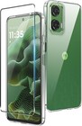 Per MOTOROLA MOTO G35 COVER CUSTODIA TRASPARENTE + PELLICOLA VETRO TEMPERATO