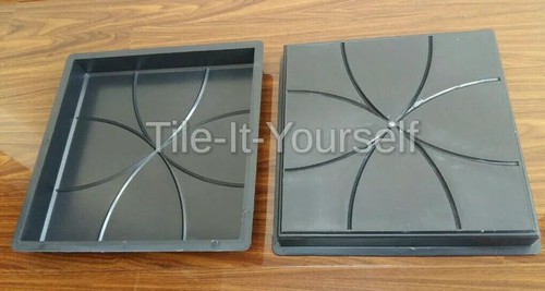 Set of 2 Concrete Paving Slab Moulds Patio Driveway Pathway Maker Garden Tiles - Picture 12 of 17