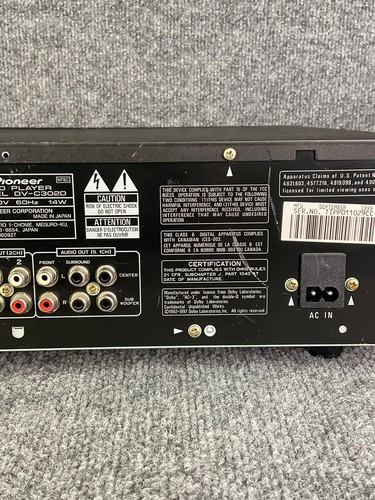 Pioneer DV-C302D DVD Player 🎬 3-Disc Carousel – Dolby Digital DTS – Black - 第 13/17 張圖片