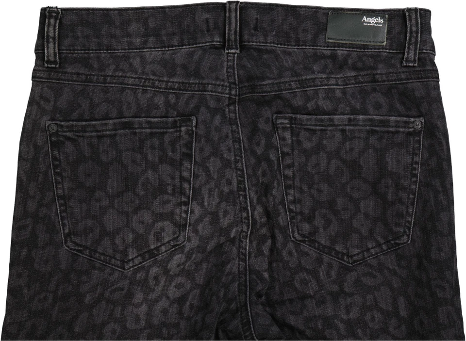 NEU! Angels Damen Jeans Cici Straight Leg Leo Muster schwarz Gr. 38 - Bild 4 von 4