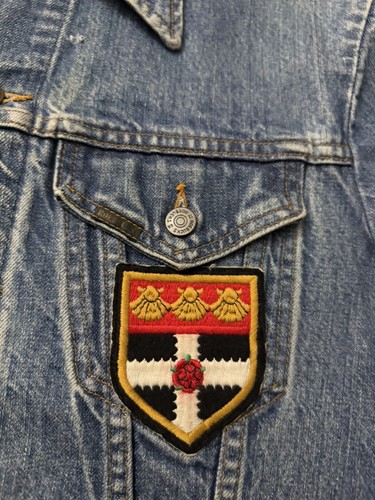 Vintage 70s 80s Western Sears Roebucks & Co Denim Jean Jacket Small Viking Crest - Picture 14 of 24