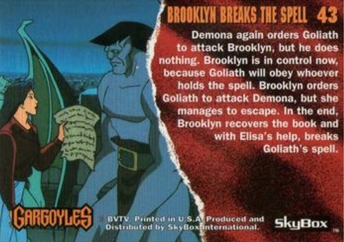 GARGOYLES single trading cards - Picture 34 of 76