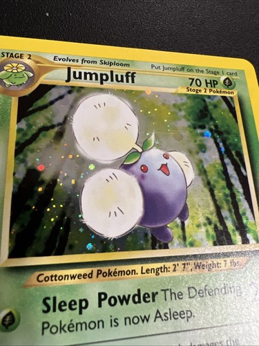 1995-2000 Jumpluff 7/111 Pokémon Holo Rare Card 70 HP - Picture 3 of 24