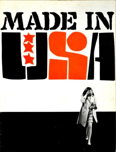 Anna Karina Marianne Faithfull MADE IN USA Jean-Luc GODARD 1966 MANUEL 24x31 8p - Imagen 2 de 2