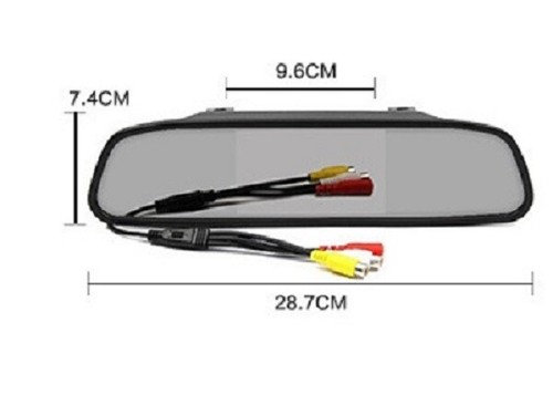 4.3" TFT LCD Monitor Car Rear View System Backup Reverse Camera Night - Picture 10 of 10