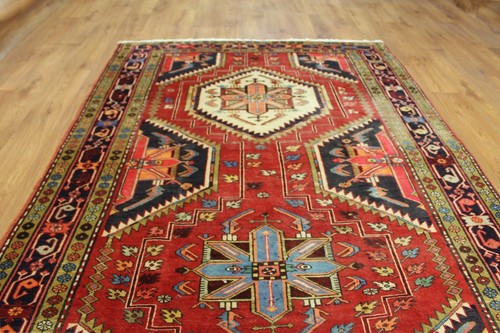 Traditional Vintage Wool Handmade Classic Oriental Area Rug Carpet 223 X 150 cm - Picture 8 of 12