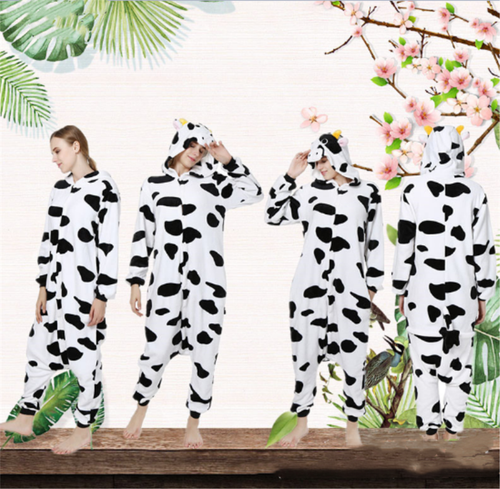 Unisex Erwachsene Cosplay Tier Kigurumi Pyjama Schlafanzug Overalls Flanell S-XL - Bild 69 von 129