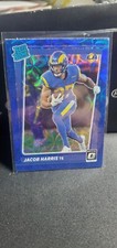 2021 Donruss Optic Jacob Harris Rated Rookie Blue Scope Prizm Rams 🔥 SSP
