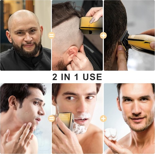 Ultimate 2-in-1 Bald Head and Beard Trimmer - Waterproof & Battery Powered - Picture 5 of 8