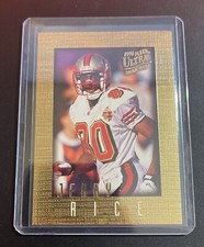 1996 Fleer Ultra Sensations JERRY RICE #91 49ers GOLD HOF