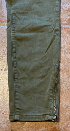 Esprit Jeans Hose grün khaki Gr. 38 40 skinny Reißverschluß am Bein - Bild 2 von 8