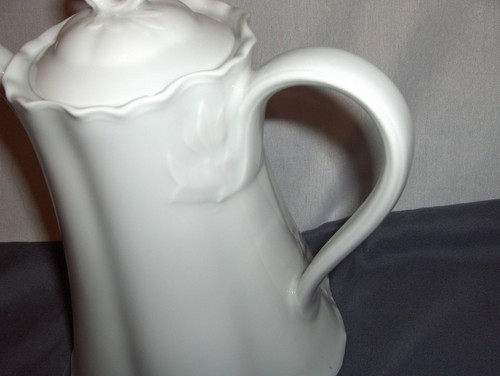 Set da caffè vintage Hutschenreuther Selb Germania bianco radice 13 pz BELLO - Foto 3 di 8