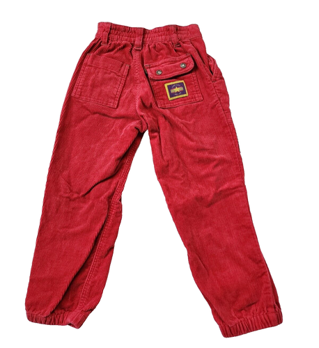 Vintage Little Levis Boys Size 6 Red Corduroy Pants Great Northwest WPL 423 - Picture 6 of 8