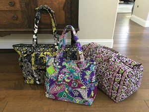 vera bradley baroque weekender