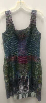 NWT Muse Multicolor Shift Dress Sleeveless Size 8