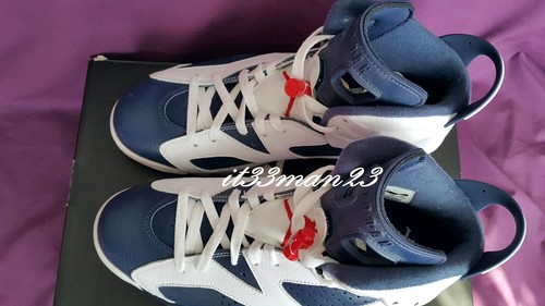 Nike Air Jordan 6 Retro Olympic London 2012 Size UK 9 Not Force SB Travis Scott - Picture 4 of 10