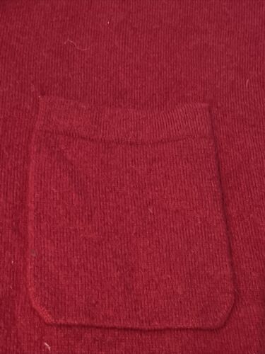 Grayson & Dunn 100% cashmere rosso grandi bottoni cardigan maglione giacca donna - Foto 3 di 9