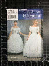 Simplicity 9764 Pattern Civil War Petticoat Hoopskirt Misses 6 8 10 12 FF UC