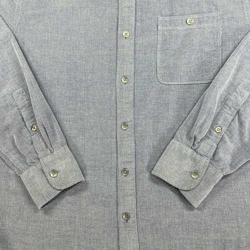 Tommy Bahama Shirt Mens Medium Gray Corduroy Coastline Cord Button Up Marlin - Picture 5 of 18