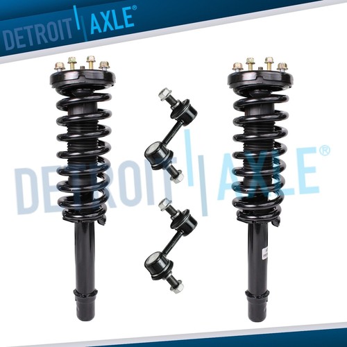 Front Struts Assembly + Sway Bar End Links for 2003 2007 Honda Accord
