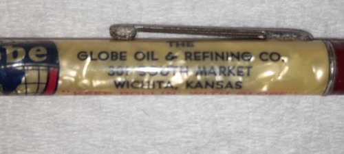 Autopoint "The GLOBE OIL & Refining Co. * Wichita, Kansas" Working Mech Pencil - Picture 10 of 12