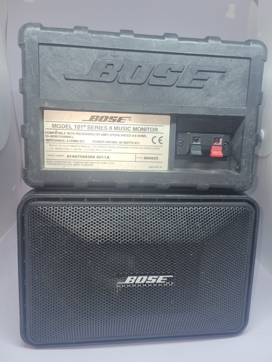 Bose Model 101 Series II Music Monitor Set of 2 Loud Bose Model 101 Series II Music Monitor Set of 2 Loud
