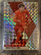 2020-21 Panini Mosaic EURO NECO WILLIAMS RC ROOKIE Silver Prizm #196 WALES