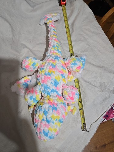 Crocheted 22" Dragon weighted - Picture 4 of 7