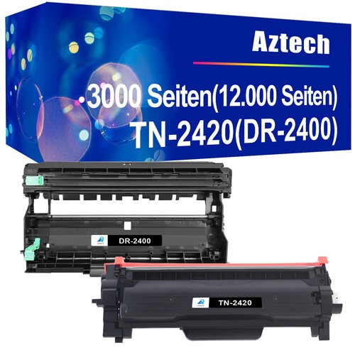 Trommel/Toner XL Compatible with Brother DR-2400 TN-2420 HL-L 2310D HL-L 2350 DW - Photo 2/12