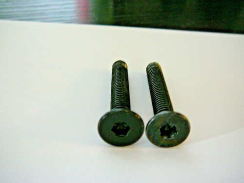 2 Ikea Teil # 100104 Senkkopf Sechskantschraube M6 30 mm Beschläge schwarze Oberfläche - Bild 3 von 3