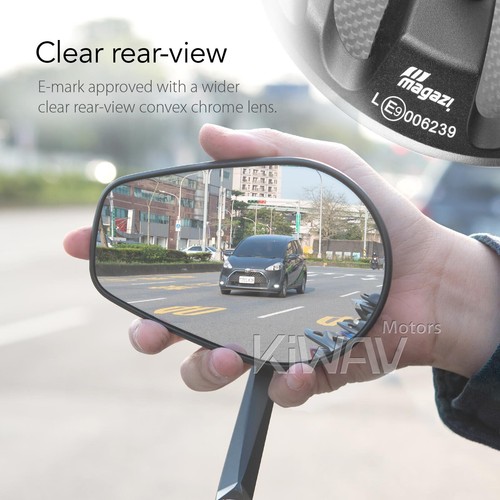 Bar end mirror adjustableMamba real carbon fiber M12 bolt for BMW F800R HP4 - Bild 9 von 12