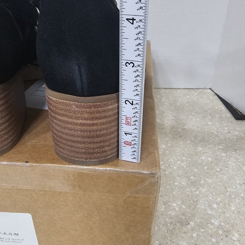 Koolaburra UGG Kaiah Black Ortholite Block Heel Open Toe Sandals Women's Size 9 - Picture 9 of 12