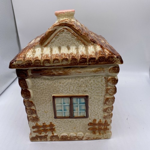 Vintage 1950’s Japan Cookie House cookie Log Cabin - Picture 3 of 11