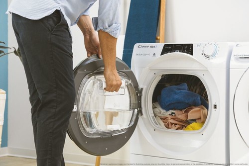 Candy Asciugatrice 9 Kg Classe A++ Pompa di calore P.60 cm Wifi ROE H9A2TCEX-S - Foto 3 di 5