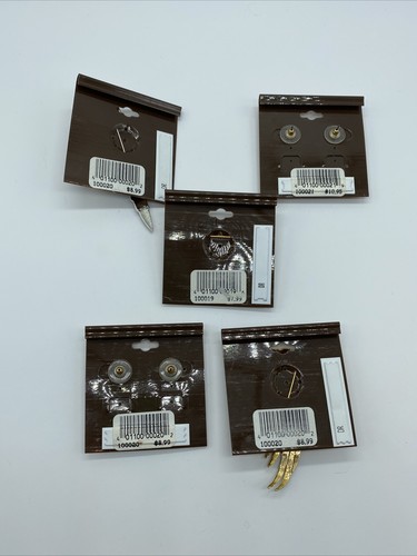 Rhinestone and Enamel Brooch and Earring Lot Bali Trading Co Birds Elephant - Picture 9 of 9