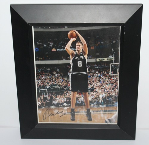 San Antonio Spurs Rasho Nesterovic #8  Photo Autograph-Not Authenticated - Picture 1 of 3