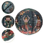  Round Paper Lanterns Nutcracker Table Decorations Printing Decorative Party
