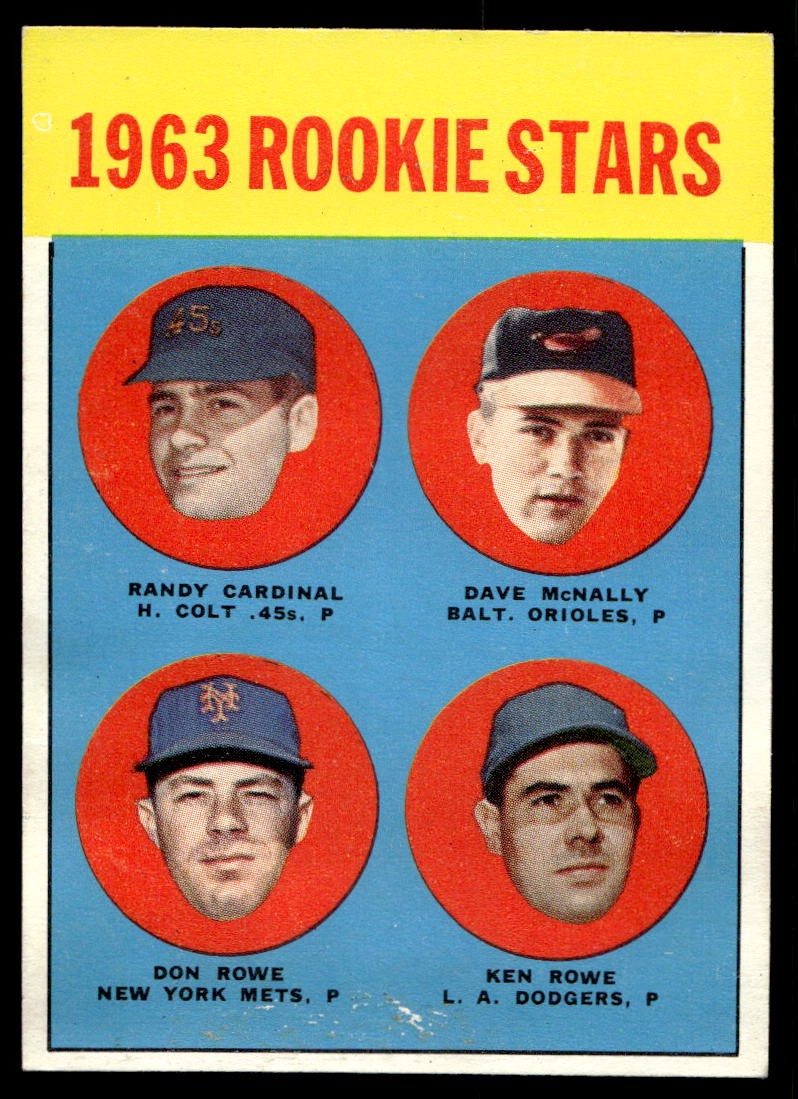 1963 Topps #562 1963 Rookie Stars Dave McNally etc HIGH # VG-VGEX NO RESERVE!