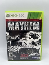 Mayhem Xbox 360 Complete CIB No Glasses