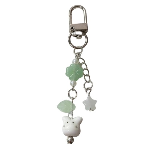 Lovely Hand Beaded Rabbits Designs Phone Accessory Resin Charm for Bags - Picture 9 of 10