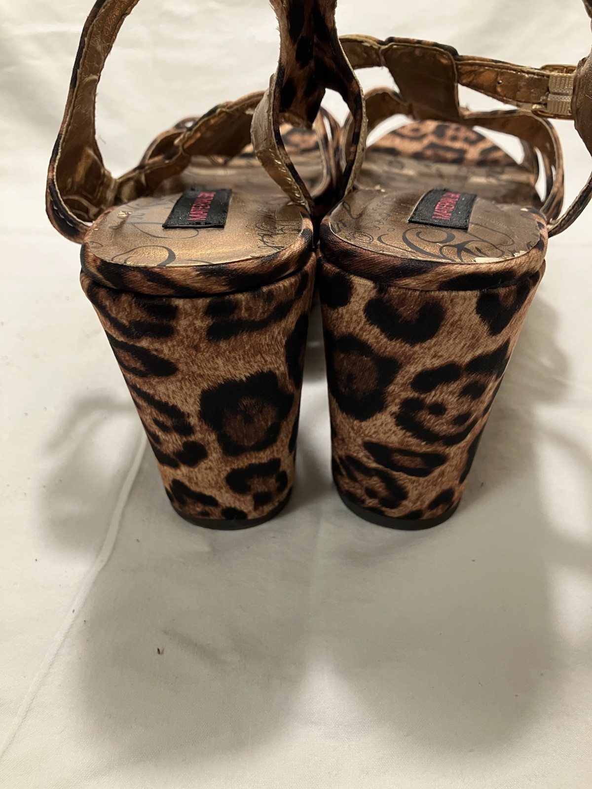 Material Girl Leopard Print Platform Sandals - image 3