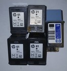 Lot of 5 - HP 3x61 1x21, 1x29 - Empty for Refill