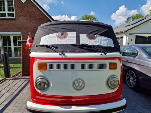 Window Screen Cover Black Out Blind VW T2 Bay Wrap Campervan Eyes - Picture 10 of 12