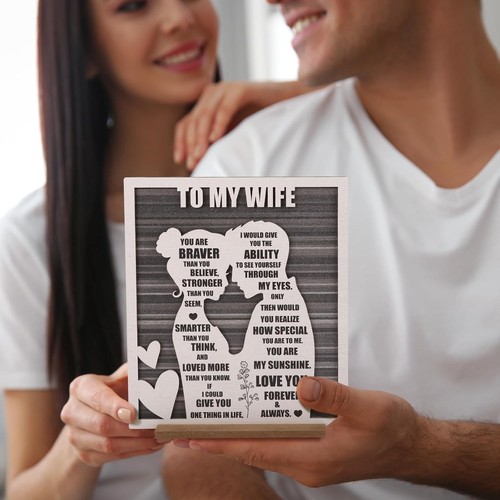 Geschenk für Frau vom Mann, Hochzeitstag romantische Geschenke für Sie, Geburtstag - Bild 7 von 7